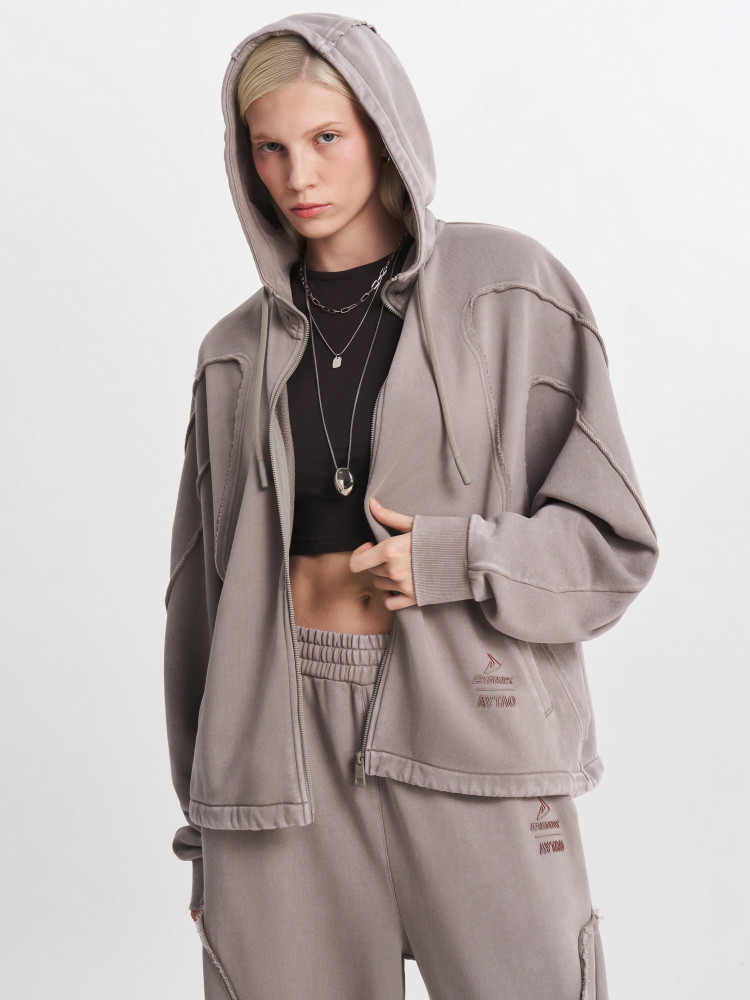 Толстовка женская оверсайз Demix x AYTΛO - фото 6