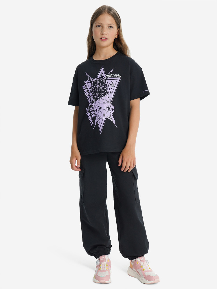 Брюки для девочек оверсайз Demix - фото 5