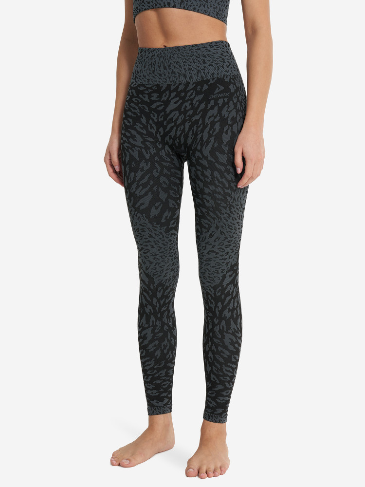 Легинсы женские HighFlow Yoga Seamless Gfx - фото 4