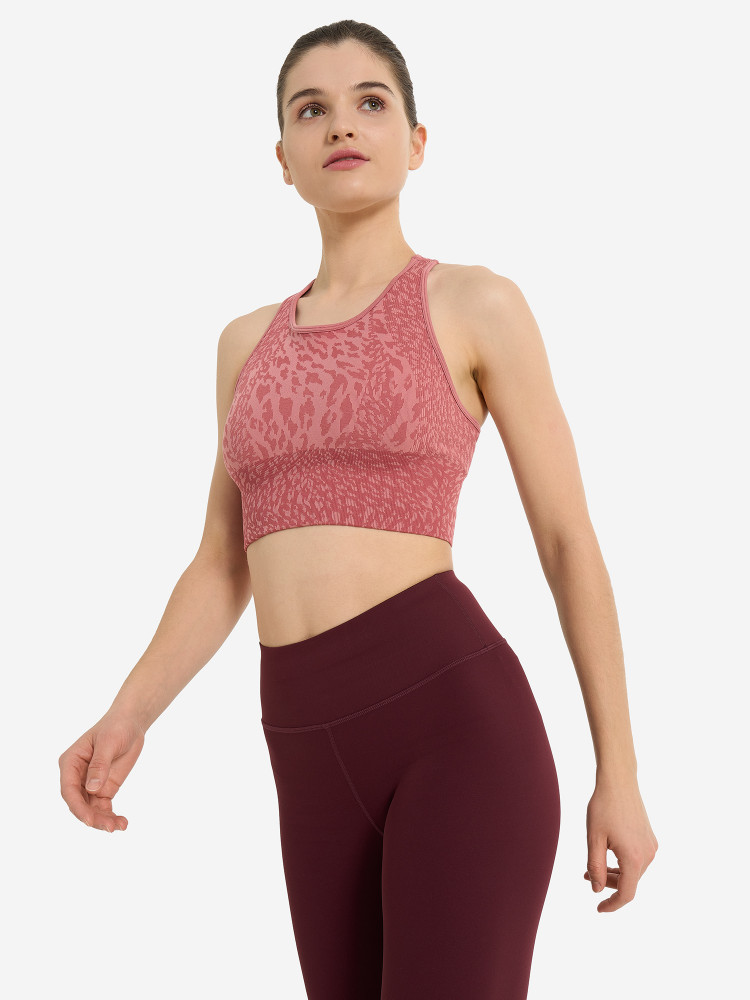 Топ бра спортивный HighFlow Yoga Seamless Longline - фото 2