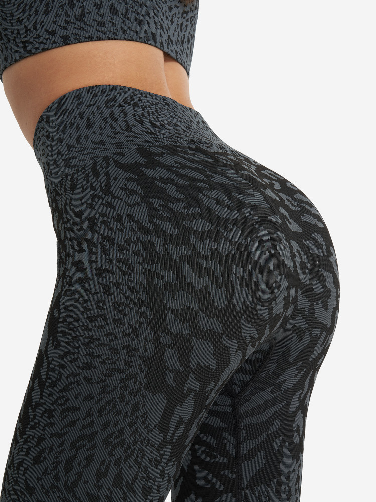 Легинсы женские HighFlow Yoga Seamless Gfx - фото 8