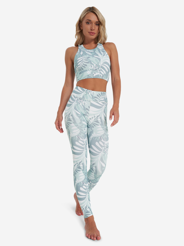 Топ бра спортивный HighFlow Yoga Longline Gfx - фото 4