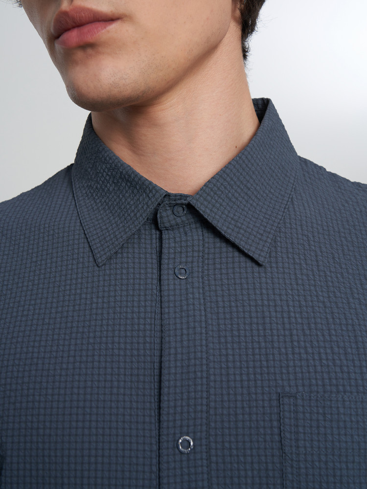 Рубашка с коротким рукавом мужская - фото 7