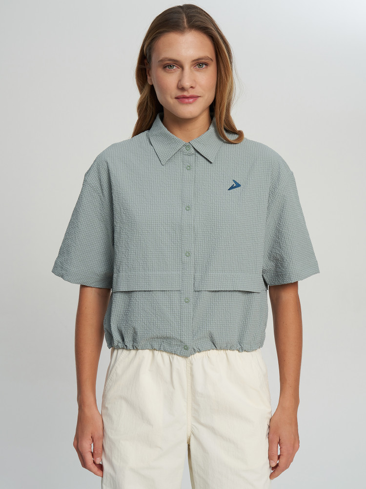 Рубашка с коротким рукавом женская - фото 6