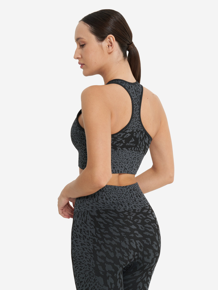 Топ бра спортивный HighFlow Yoga Seamless Longline - фото 3