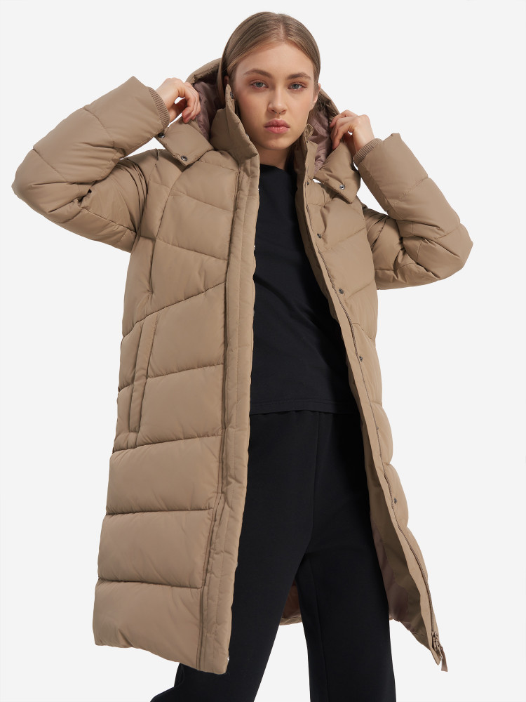 Пальто утепленное женское - фото 1