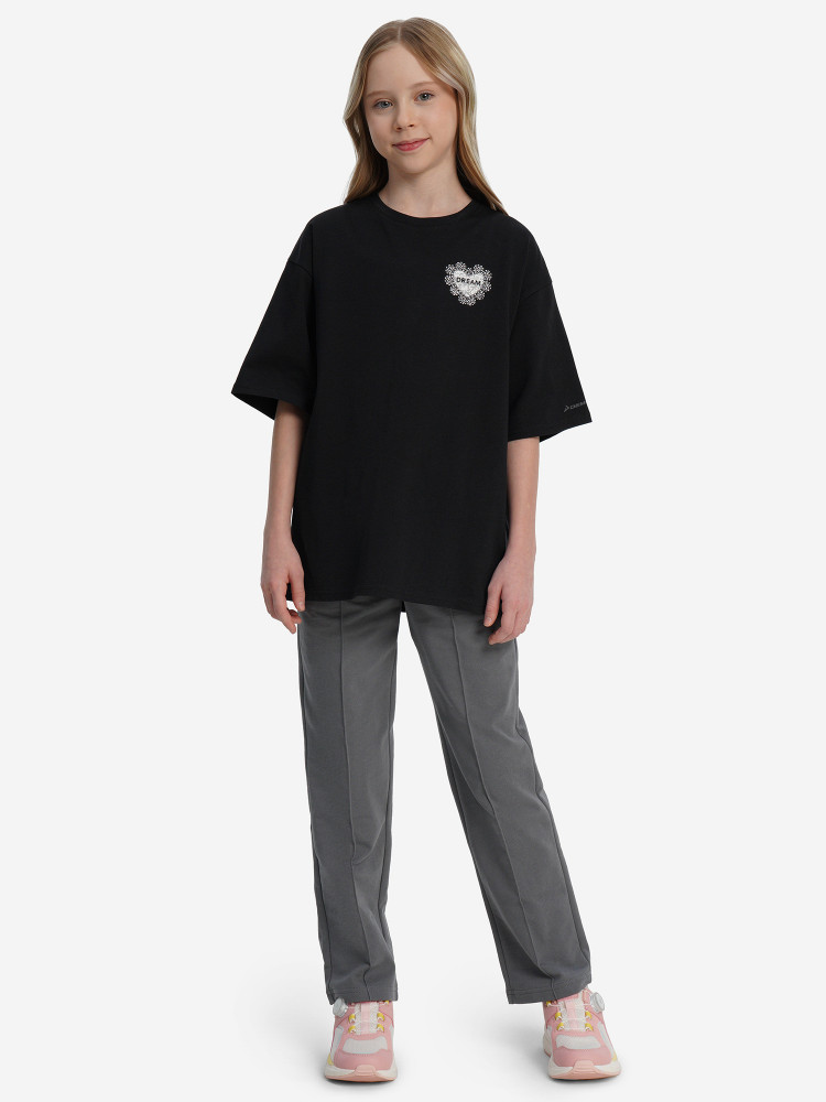 Футболка для девочек оверсайз - фото 4