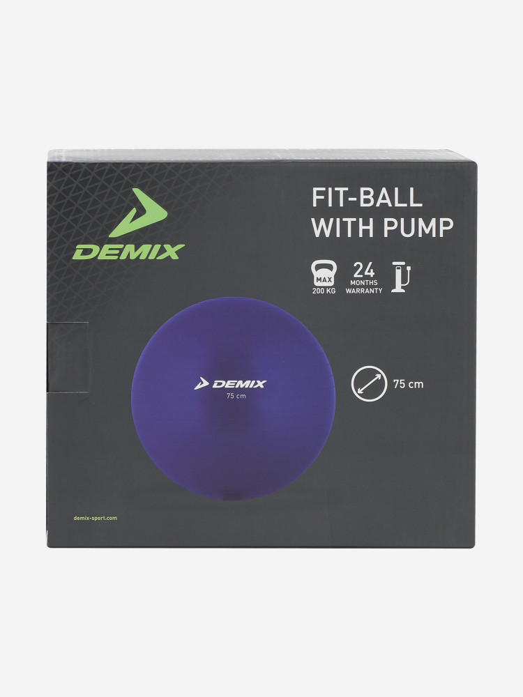 Мяч гимнастический с насосом, 75 см - фото 4