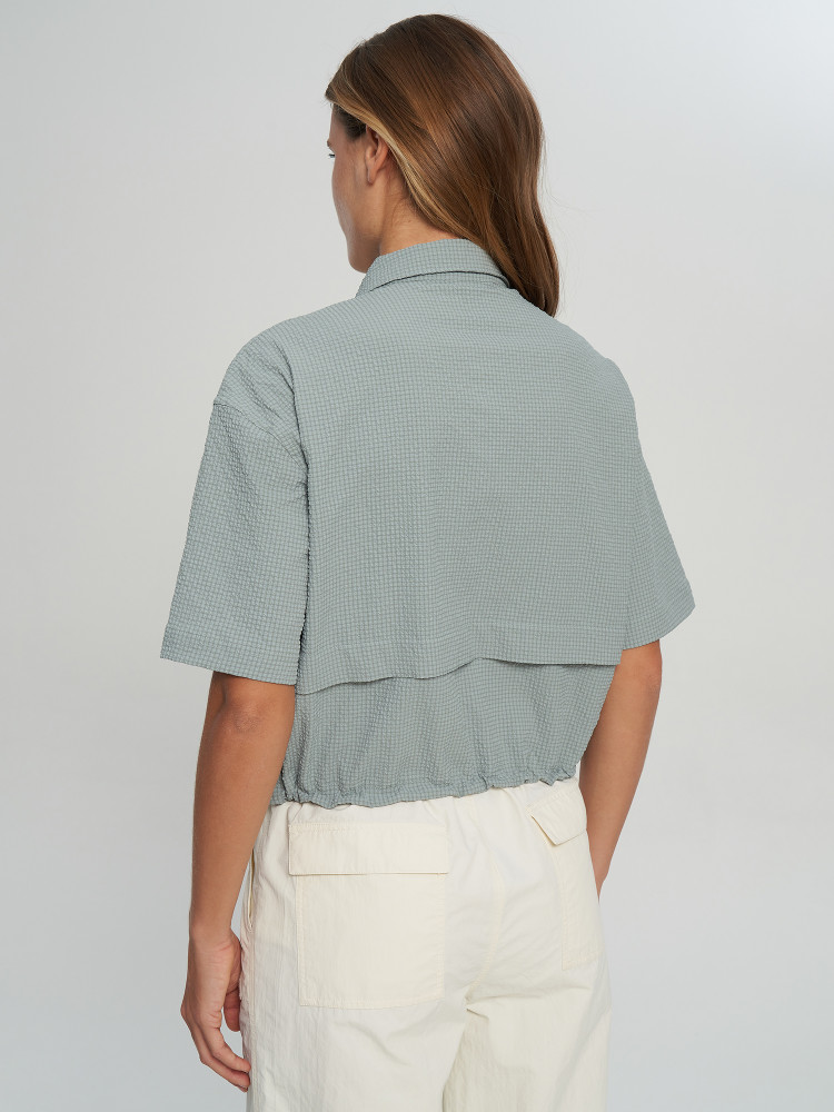 Рубашка с коротким рукавом женская - фото 7