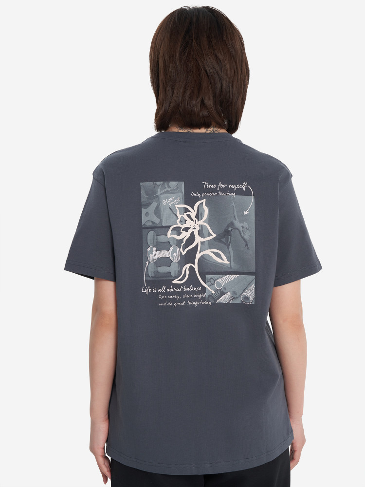 Футболка женская оверсайз - фото 3