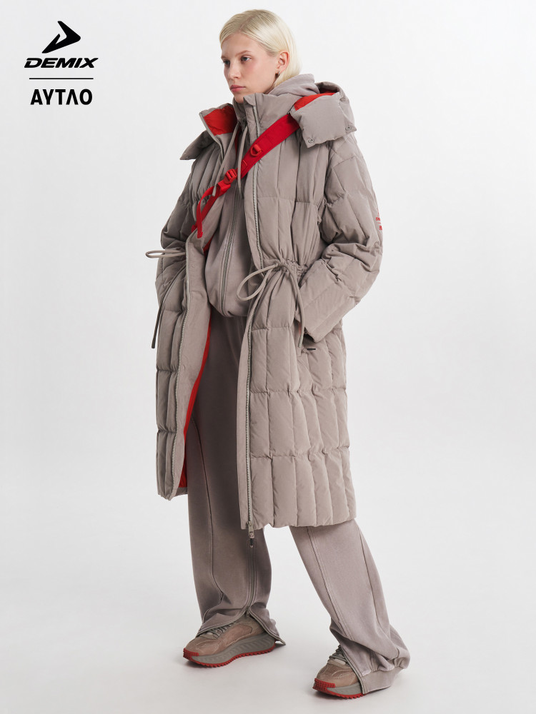 Пуховик женский оверсайз Demix x AYTΛO - фото 1