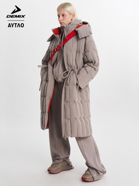 Пуховик женский оверсайз Demix x AYTΛO