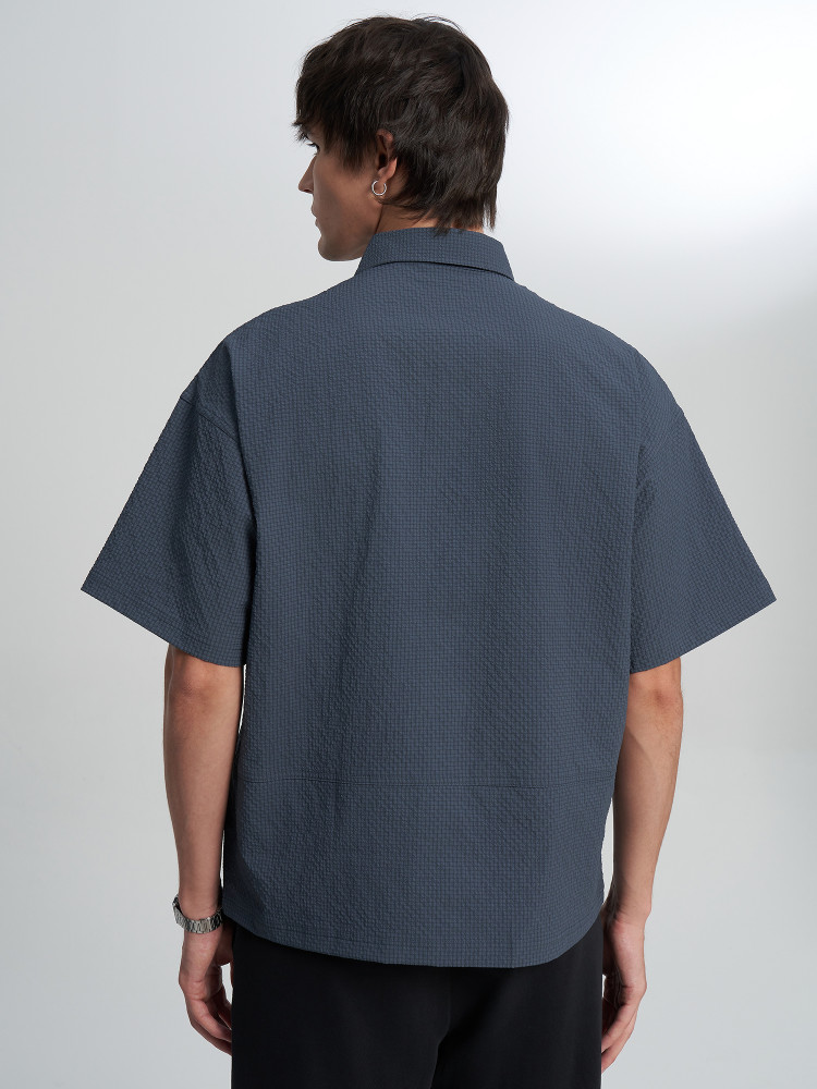 Рубашка с коротким рукавом мужская - фото 3